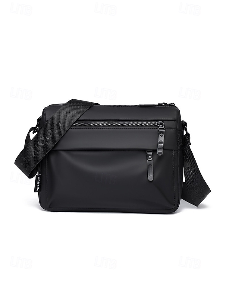 Borsa a tracolla da uomo resistente all'acqua, leggera, in poliestere, con multitasche, ideale per viaggi, uso quotidiano, EDC, casual, lavoro, pendolarismo, attività all'aperto, disponibile in del 2026 a $18.99 –P3