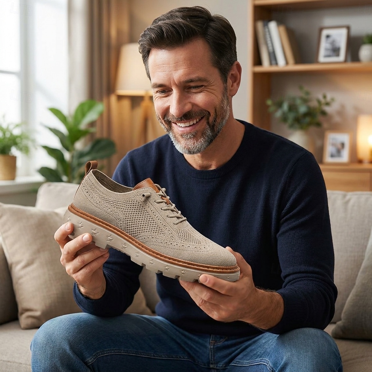 Sneakers casual da uomo in maglia: scarpe comode e traspiranti con lacci, calzature eleganti e casual ideali per passeggiate in città, viaggi e per tutti i giorni. del 2026 a $42.99 –P5