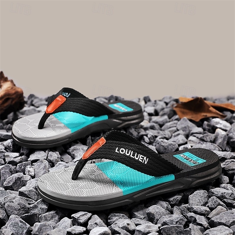 Men's Blue Flip Flops – Lightweight Quick-Dry Beach Sandals, Comfortable Summer Footwear for Vacations, Poolside and Everyday Leisure 2026 - $26.99 –P3