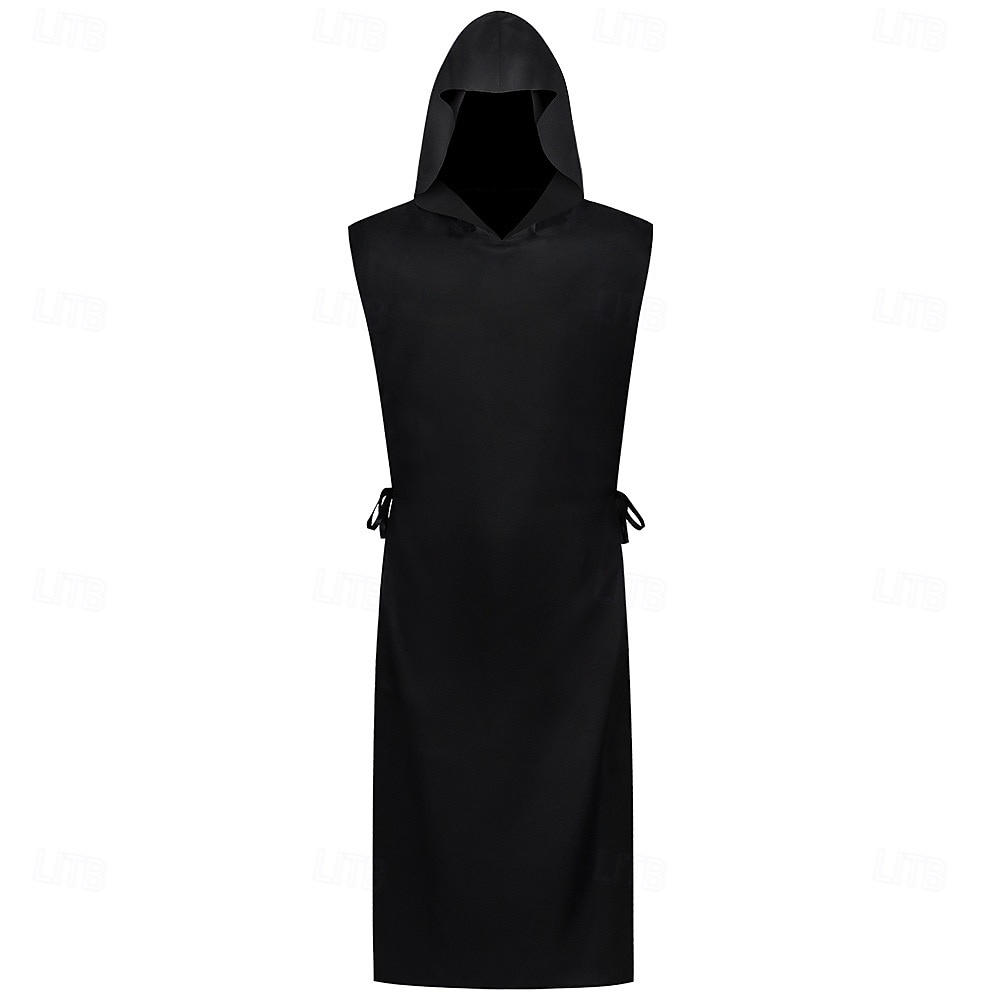 Retro / vintage Średniowieczne Renesansowa Bluzy Robe Szata Długie rękawy Kuba Rozpruwacz Mnich Strój na bal maskowy Męskie Religijne Halloween Karnawał Targi Renesansu LARP Dla dorosłych Szata 2026 - $62.99 –P4