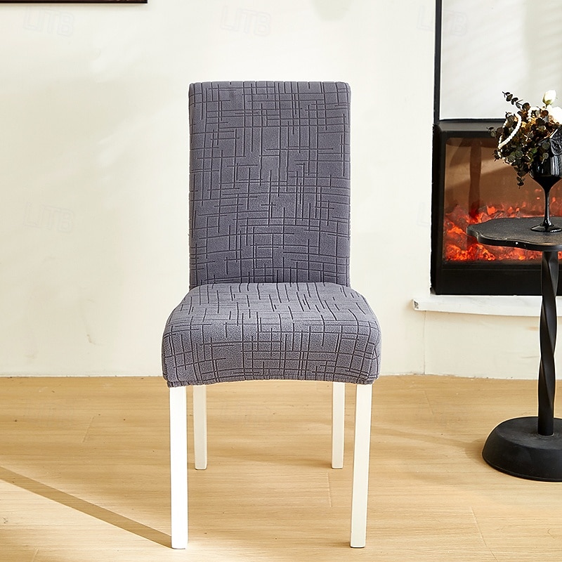 Polar Fleece Fabric Dining Chair Cover, Stretch Elastic Chair Slipcover for Home Hotel, Washable Removable Soft Seat Protector 2026 - $15.49 –P5