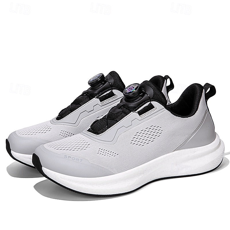 Men's Sporty Casual Daily Tissage Volant Comfortable Slip Resistant Flexible Buckle Dark Grey Black Yellow Summer Spring All Seasons 2026 - $59.99 –P2