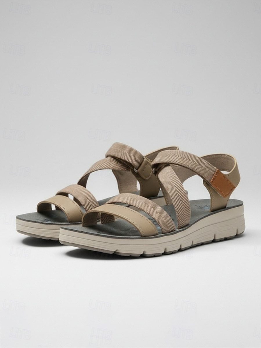 sandali sportivi da donna con cinturino blu - comoda chiusura in velcro regolabile, design traspirante con stile sportivo alla moda, perfetti per attività all'aperto, escursionismo, viaggi estivi e del 2026 a $24.99 –P2