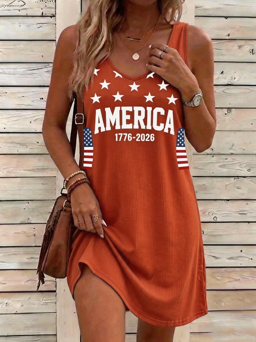 Giorno dell'Indipendenza Americana Per donna Mini Abito Abito a trapezio Abito Estivo Abito a spalle scoperte Vacanza Casual Quotidiano Vestibilità comoda Grafico Bandiera Senza Maniche Collo a U Blu del 2026 a $24.99 –P2