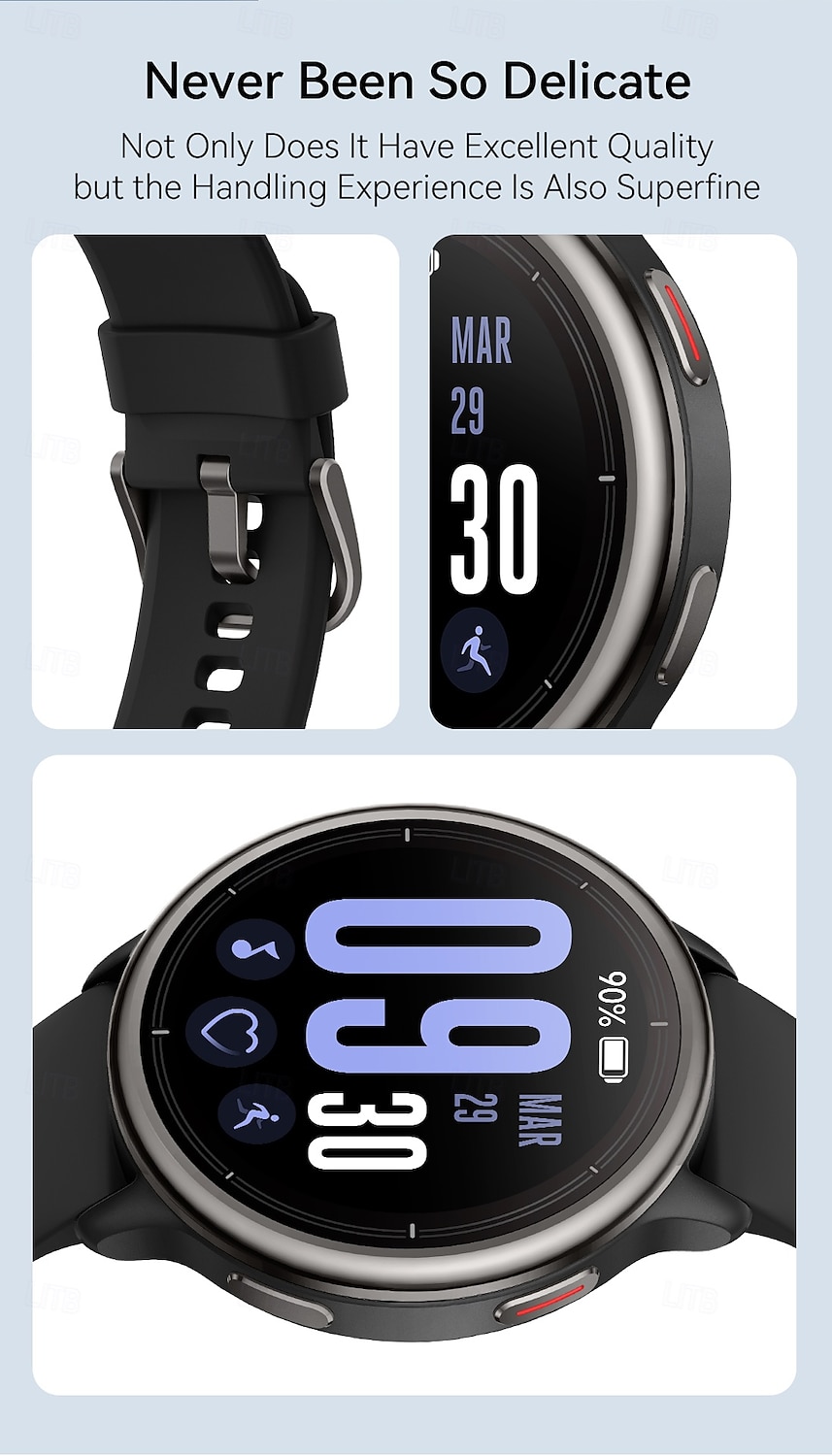 DR09 Smart Watch for Men Women (Answer/Make Call), 1.27" HD Round Display Fitness Tracker with Heart Rate Sleep Monitor SpO2, 24/7 Health Activity Tracker, IP68 Waterproof for Android iOS 2026 - $66.99 –P3