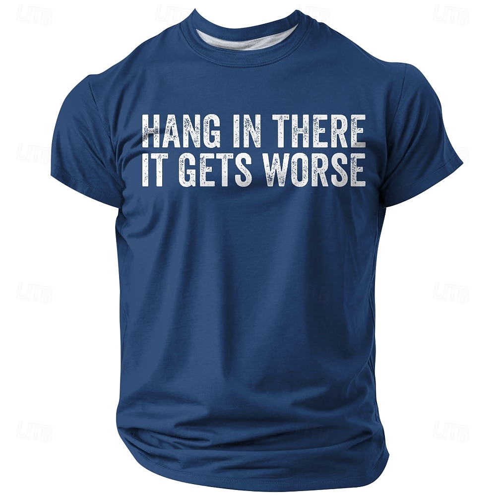Camiseta de manga corta con cuello redondo, estilo casual, para uso diario, con estampado gráfico y mensaje sarcástico de humor negro. Tallas: S, M, L, XL, XXL y XXXL. 2026 - $19.99 –P2