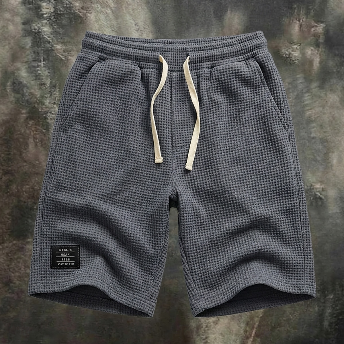 Per uomo Pantaloncini Waffle Pantaloncini Estivi Shorts da Spiaggia Pantaloncini casual Coulisse Elastico in vita Puro Tinta unica Tinta unita Comodità Lunghezza al ginocchio Casuale Quotidiano del 2026 a $22.99 –P6