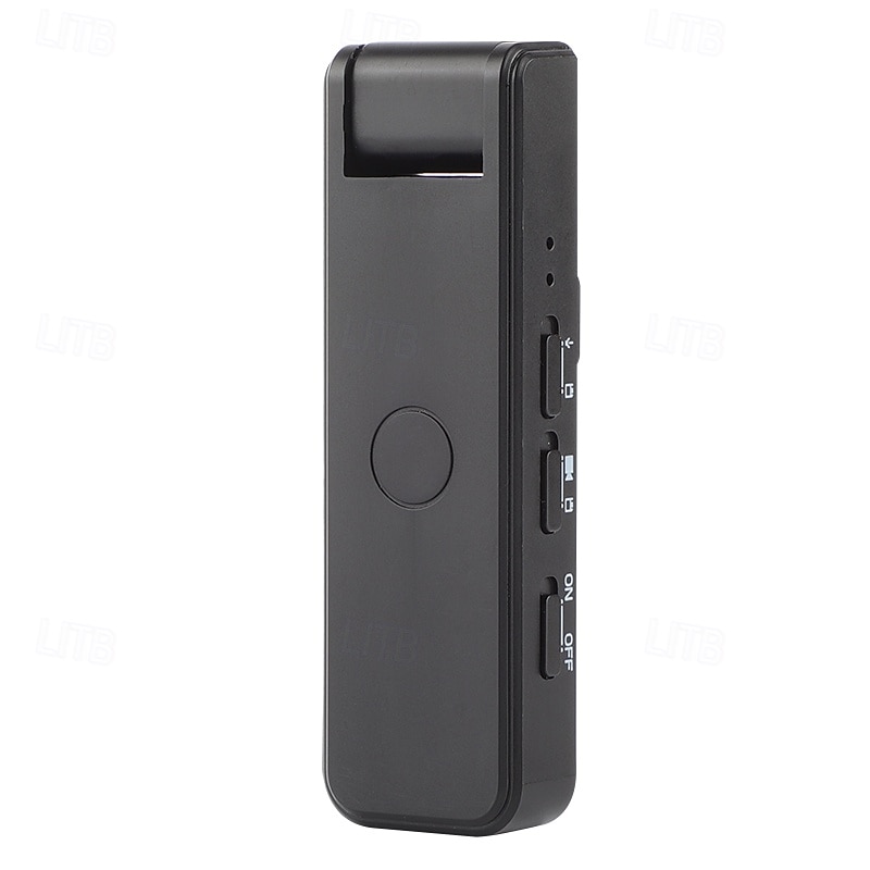Cámara corporal HD 1080p con visión nocturna infrarroja, mini cámara de seguridad portátil con clip para el hogar, la oficina y exteriores, grabadora de vídeo portátil con estabilización deportiva y 2026 - $28.99 –P4