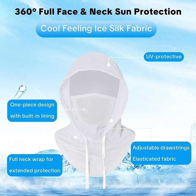 Set di 3 passamontagna traspiranti e rinfrescanti con protezione solare UV, copertura completa della testa per uomo e donna, ideale per escursionismo, pesca e attività all'aperto. Design versatile 3 del 2026 a $22.99 –P4