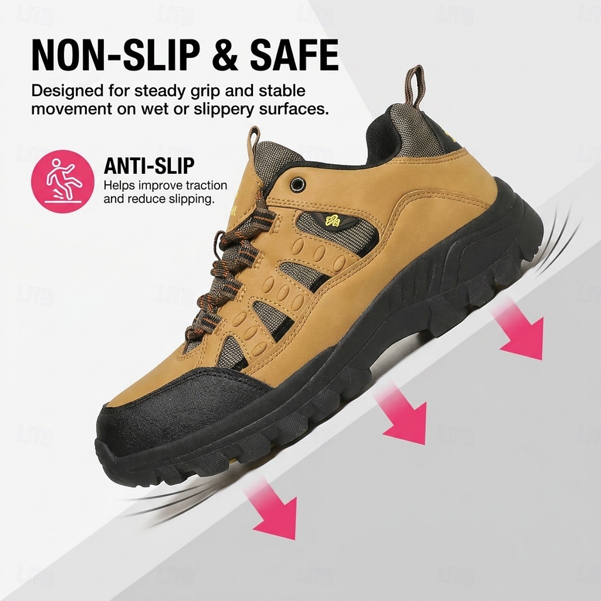 Heren outdoor wandelschoenen – lichtgewicht antislip trekkingsneakers, duurzame en comfortabele wandelschoenen voor wandelen, kamperen, reizen en dagelijks gebruik buitenshuis. 2026 - $42.99 –P3