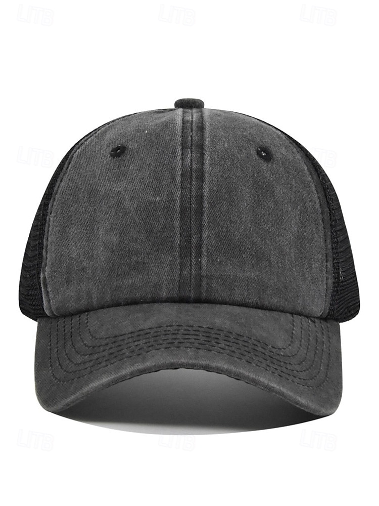 Damska czapka typu trucker z siateczki bawełnianej, regulowana czapka baseballowa w wielu kolorach, oddychająca, letnia, codzienna czapka do noszenia w podróży, na plaży, na świeżym powietrzu i na co 2026 - $11.99 –P6