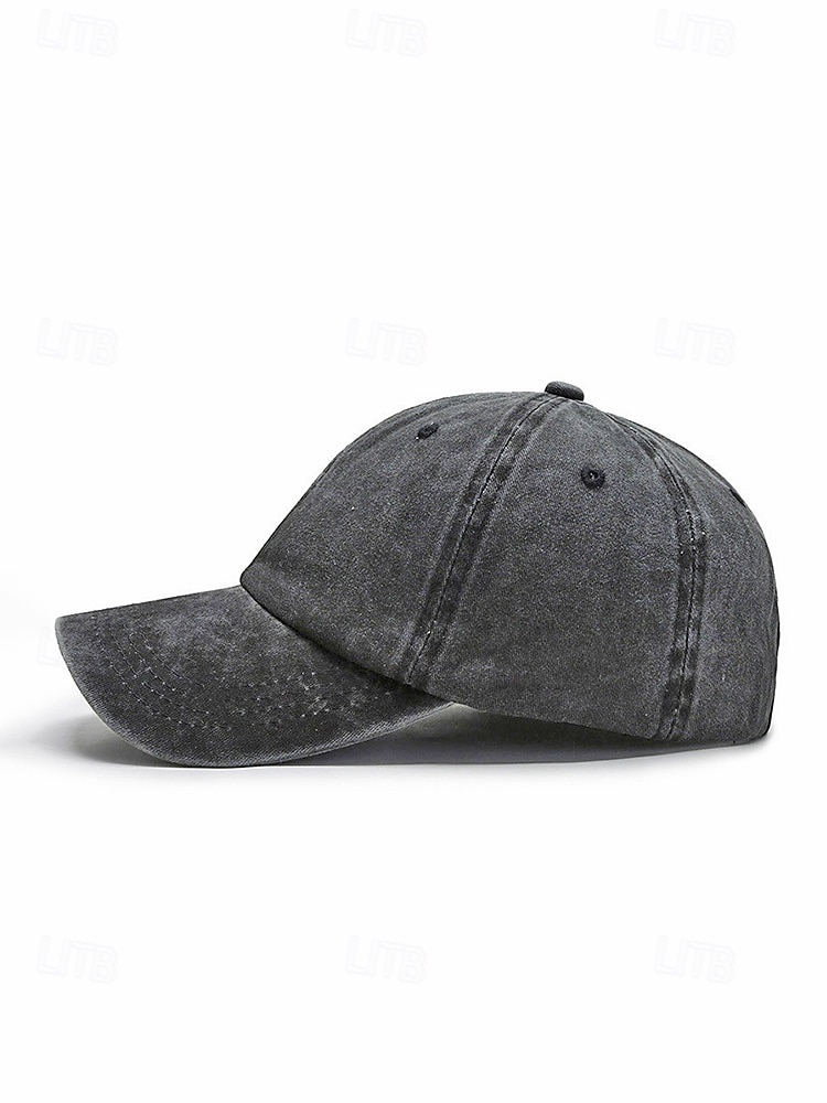 Dames baseballpet van gewassen katoen, verstelbare pet in vintage stijl, verkrijgbaar in verschillende kleuren, ademende zomerpet voor op reis, buitenactiviteiten, het strand en dagelijks gebruik. 2026 - $11.99 –P7