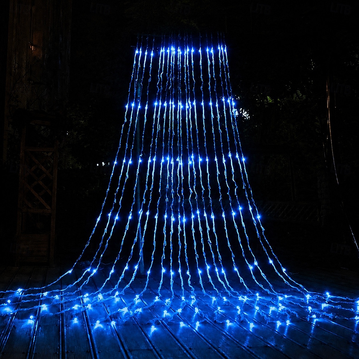 3M Lichterketten 320 LEDs 1 Stück Warmweiß Weiß Blau Kreative Lichterketten Festtagslichter Fenster- / Vorhang- / Eiszapfenlichter Halloween Innenbereich Wasserdicht 110-240 V 2026 - $58.99 –P4