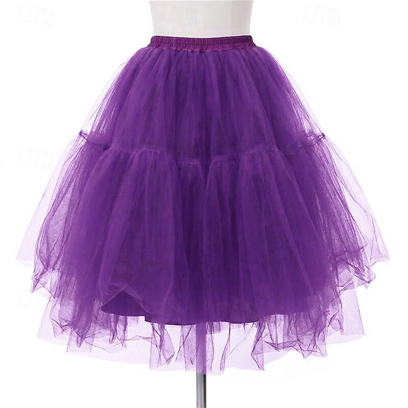 Jupe à cerceaux Tutu Sous jupe Années 1950 Rétro Vintage Princesse Adulte Femmes Bal de promo Tenue de soirée Cocktail Se déguiser de 2026 ? $37.99 –P8