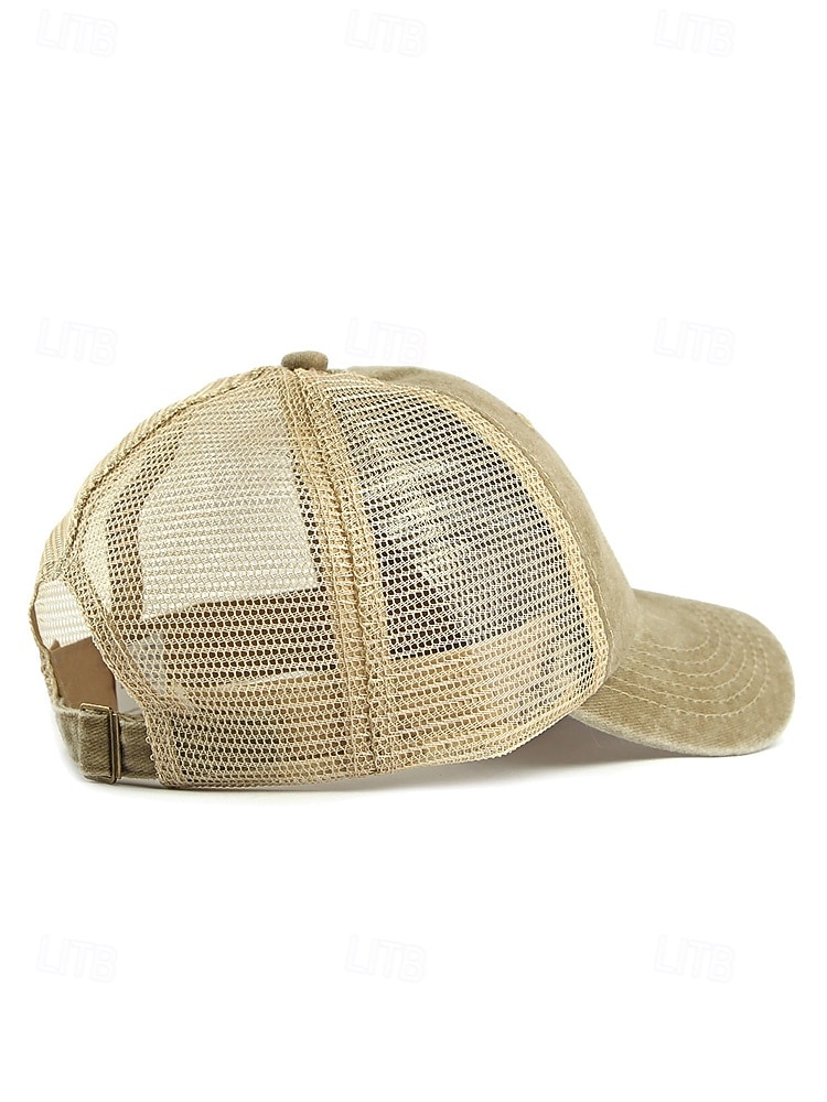 Damska czapka typu trucker z siateczki bawełnianej, regulowana czapka baseballowa w wielu kolorach, oddychająca, letnia, codzienna czapka do noszenia w podróży, na plaży, na świeżym powietrzu i na co 2026 - $11.99 –P13
