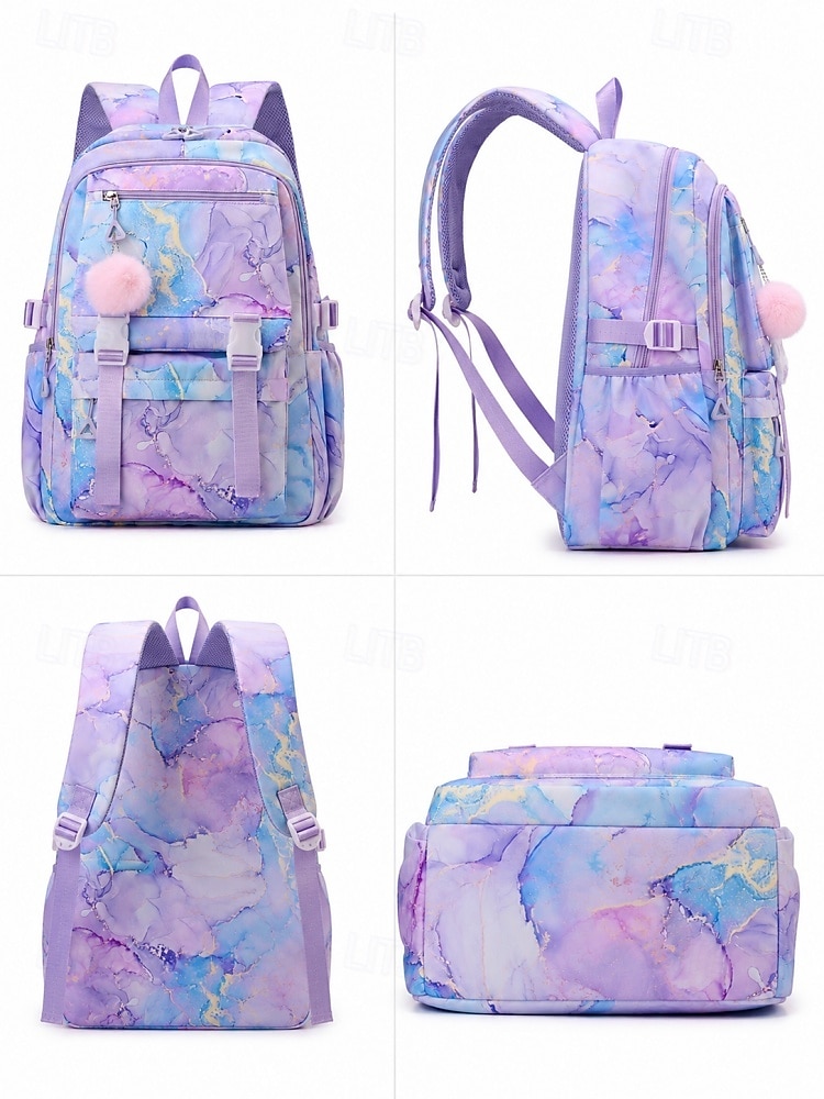 Waterproof School Backpack for Girls Large Multi-Pocket Laptop Bookbag Cute Tie Dye College Travel Daypack in Multi Colors 2026 - €24.99 –P5