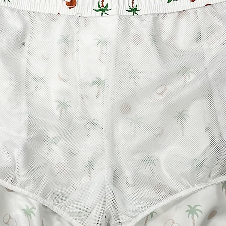 Men's Swim Trunks Swim Shorts Board Shorts Drawstring with Mesh lining Plain Solid Colored Quick Dry Above Knee Casual Beach Holiday Hawaiian Casual / Sporty Blue Khaki Stretchy 2026 - $14.49 –P6