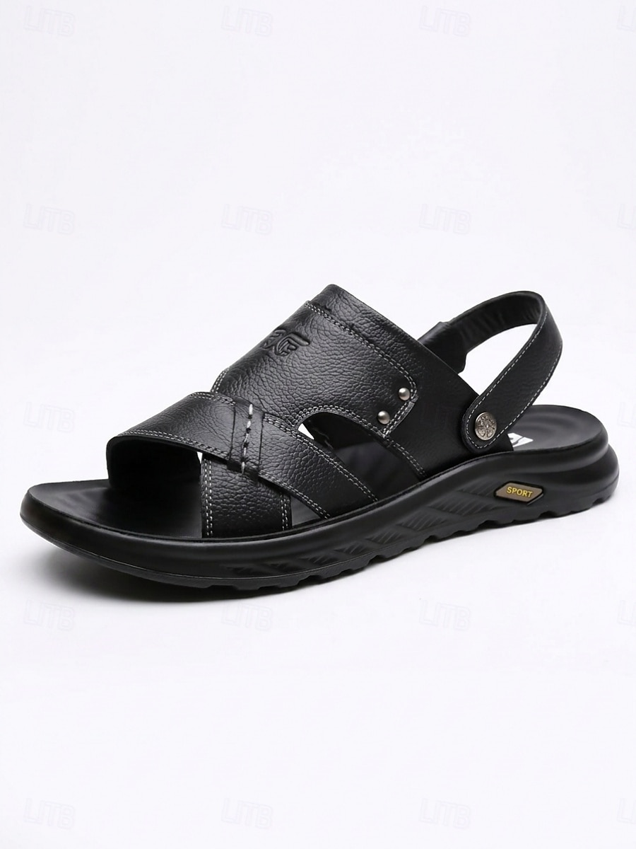 Men's Beach Vacation Open Toe Sandals, Adjustable Strap Casual Summer Shoes, Comfortable Non-Slip Sandals for Resort, Seaside Walking 2026 - $34.99 –P6