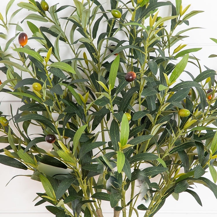 39 Inch Faux Olive Tree Plant, Artificial Olive Bush with Integrated Ground Stake, Realistic Scandinavian Greenery Decoration for Indoor Outdoor Use, Perfect for Living Room, Bedroom, Entryway, Patio 2026 - $39.99 –P5