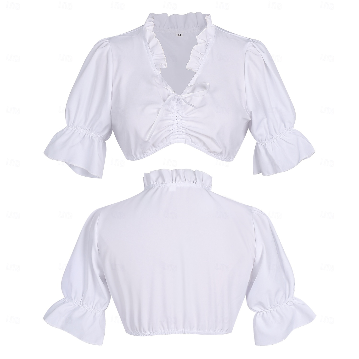 Oktoberfest Vestido de dirndl Conjunto de dirndl Blusa con falda acampanada Jacquard Encaje Mucama Alemán alpino Herencia prados Mujer Carnaval Festival de Cerveza Paño de estilo tradicional 2026 - $113.99 –P3