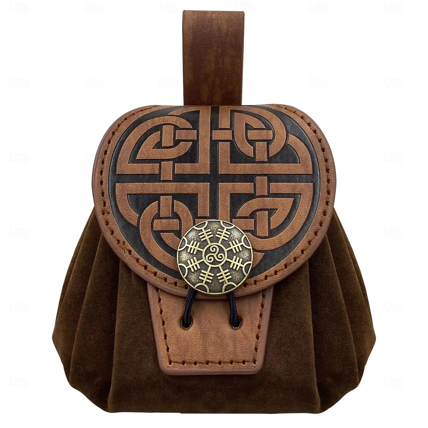 Retro Vintage Medieval Renaissance Waist Bag Viking Celtic Knight Ranger Shieldmaiden Fancy Dress Celtic Viking Fantasy Halloween Carnival Masquerade Renaissance Fair LARP Adults' More Accessories 2026 - $14.49 –P2
