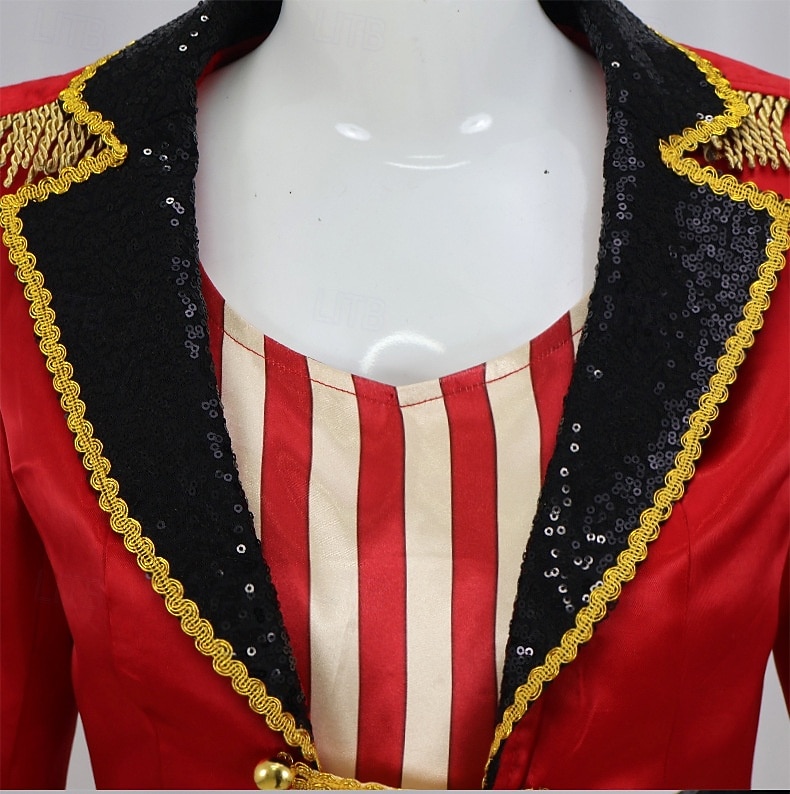 Costume de Carnaval Robe Costume élégant Veste de cirque Cirque Monsieur Loyal Cosplay Adulte Femmes Halloween Soirée Performance Se déguiser de 2026 ? $69.99 –P7