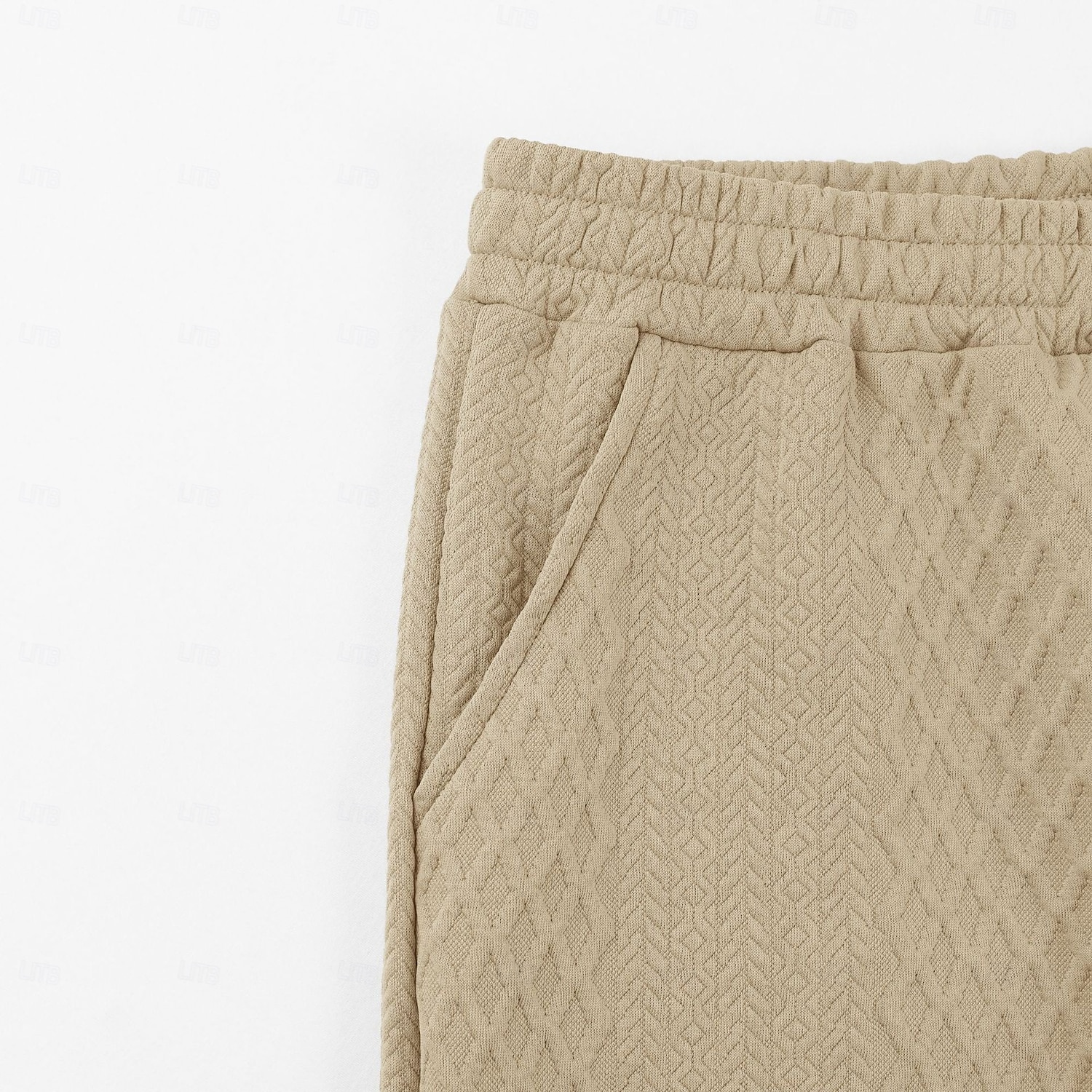 Hombre Pantalón corto Pantalones cortos de verano Pantalones cortos casuales Jacquard Con Texturas Plano Comodidad Transpirable Sobre la Rodilla Casual Exterior Playa Vacaciones Moda Blanco Caqui 2026 - $21.99 –P9