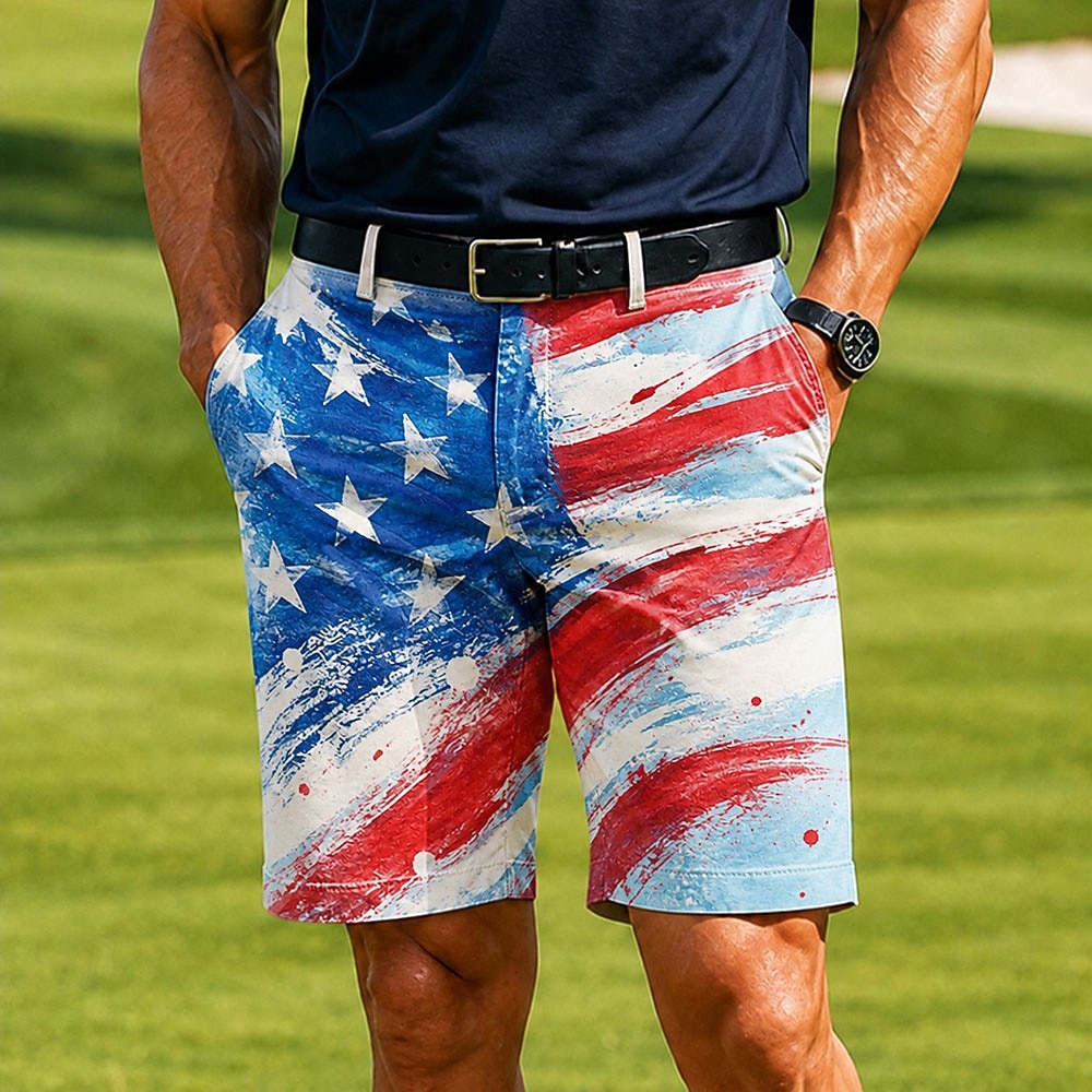 Vestuário Casual Patriótico do 250º Aniversário Masculino com Estampa da Bandeira Americana 1776 2026 para Atividades ao Ar Livre de 2026 por $25.99 –P1
