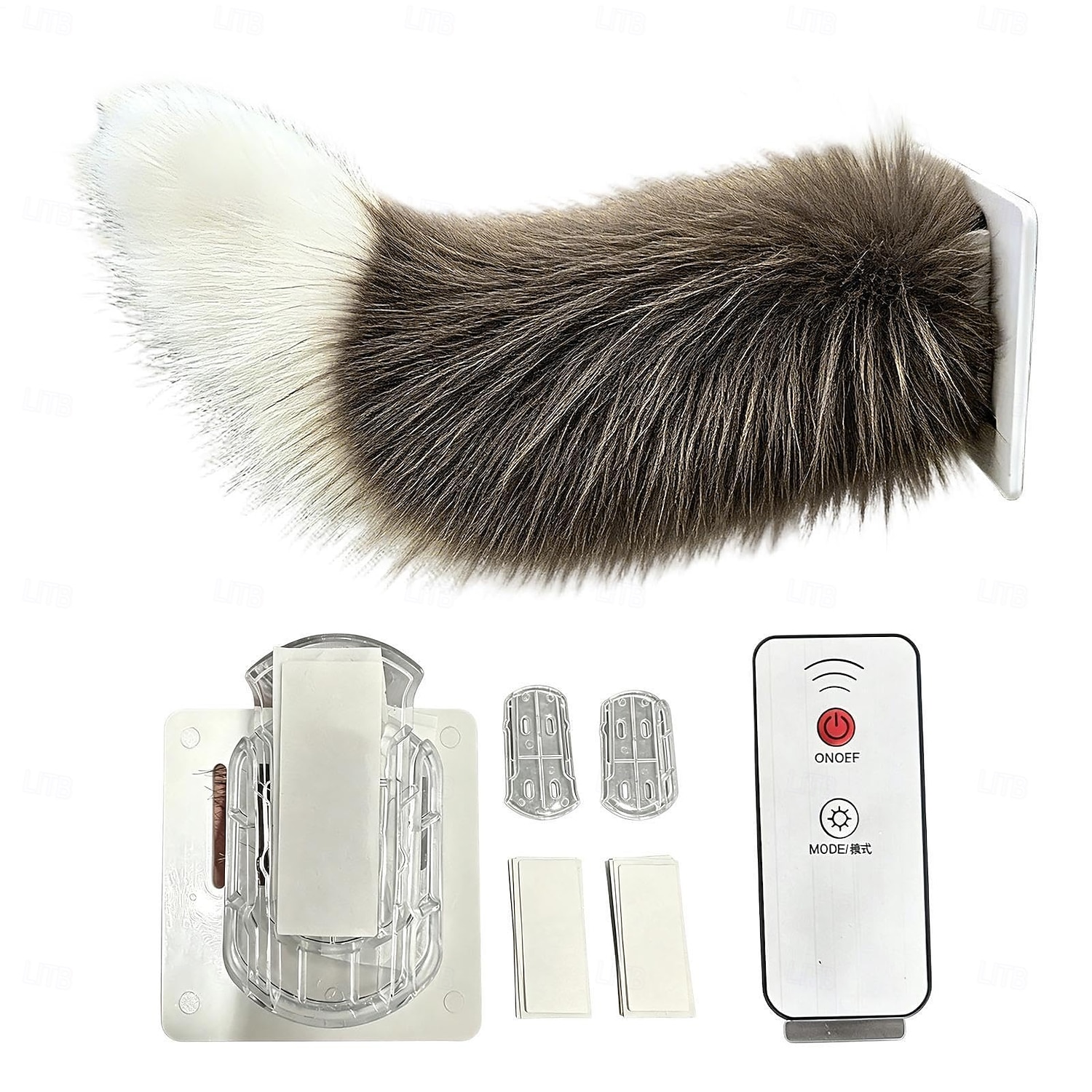 Coda di volpe mobile elettronica con telecomando, accessorio auto kawaii motorizzato con diverse modalità di funzionamento e facile installazione adesiva. del 2026 a $20.99 –P10