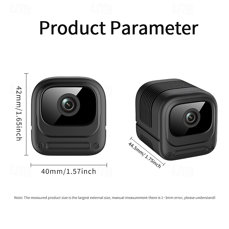 1080p mini beveiligingscamera wifi draadloze binnencamera voor thuis, huisdieren en baby's met app voor weergave op afstand, nachtzicht, bewegingsdetectie, kleine nanny bewakingscamera, kleine 2026 - $51.99 –P23