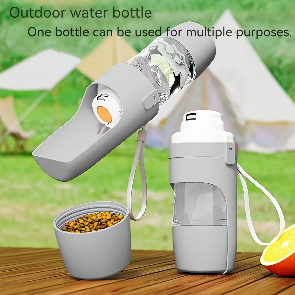 lekvrije draagbare waterfles voor honden, reisdrinkbeker voor honden, opvouwbare reisbeker/drinkbeker 2026 - $25.99 –P9