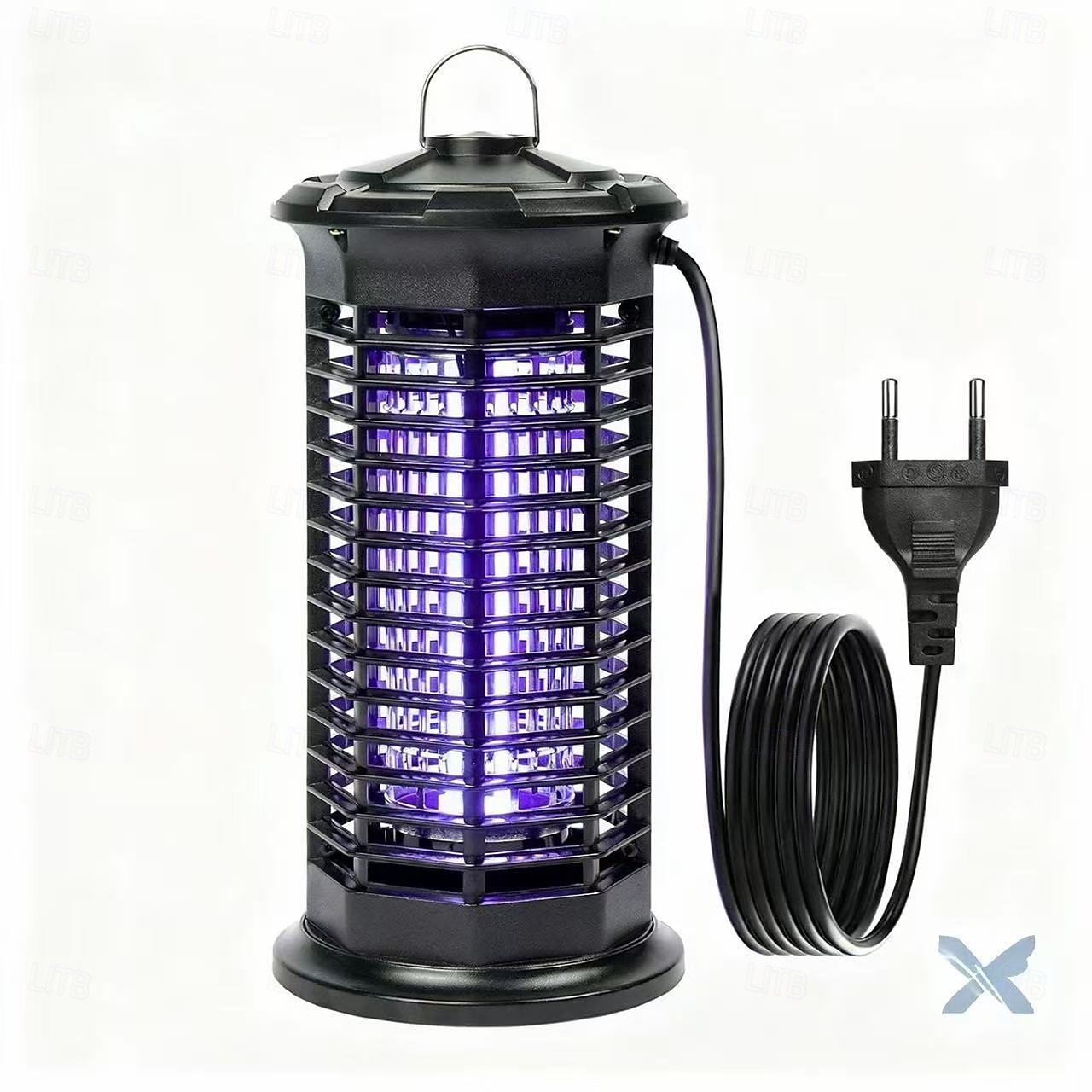 Elektrische vliegenvanger voor buiten, 365 nm, verdelgt ongewenste bezoekers, IP66 waterdicht, slimme lichtsensor, geluidsarme werking, voor binnen en buiten. 2026 - $41.99 –P2