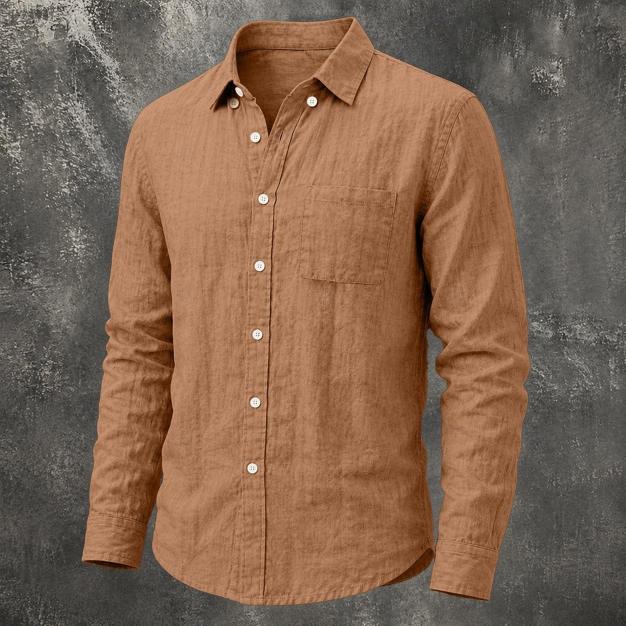 Masculino Camisa Social Camisa de linho camisa de verão camisa de botão Tecido Casual Roupa Diária Preto Branco Verde Claro Rosa Manga Longa Aberto para a Lateral Primavera Verão Verão Roupa Bolso de 2026 por $26.99 –P11