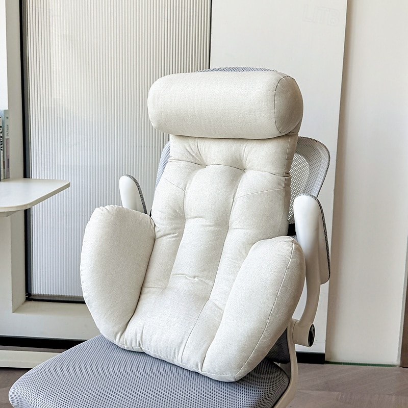 krk typu „vše v jednom“ &bederní opěrný polštář, 3D ergonomický opěrný polštář, ultra měkké pohodlné opěradlo cloud pro kancelářskou židli, autosedačku, herní židli &jídelní židle, ulevuje spodní 2026 - $91.99 –P15