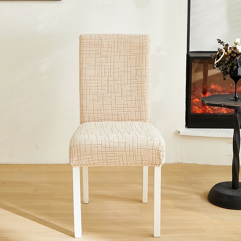 Polar Fleece Fabric Dining Chair Cover, Stretch Elastic Chair Slipcover for Home Hotel, Washable Removable Soft Seat Protector 2026 - $15.49 –P1