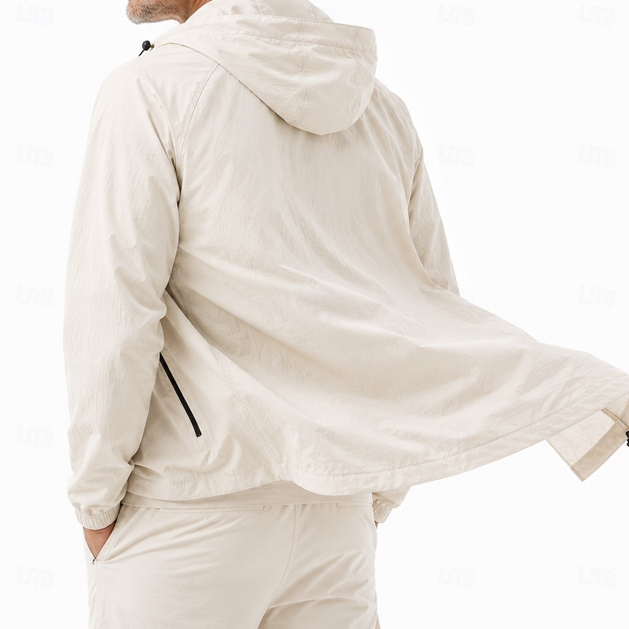 Hommes Veste Légère Occasionnel Protection solaire Protection UV À capuche Printemps & Été Printemps Sports & Plein air Décontracté Quotidien À capuche Régulier Vert Sauge Beige Veste de 2026 ? $58.99 –P10