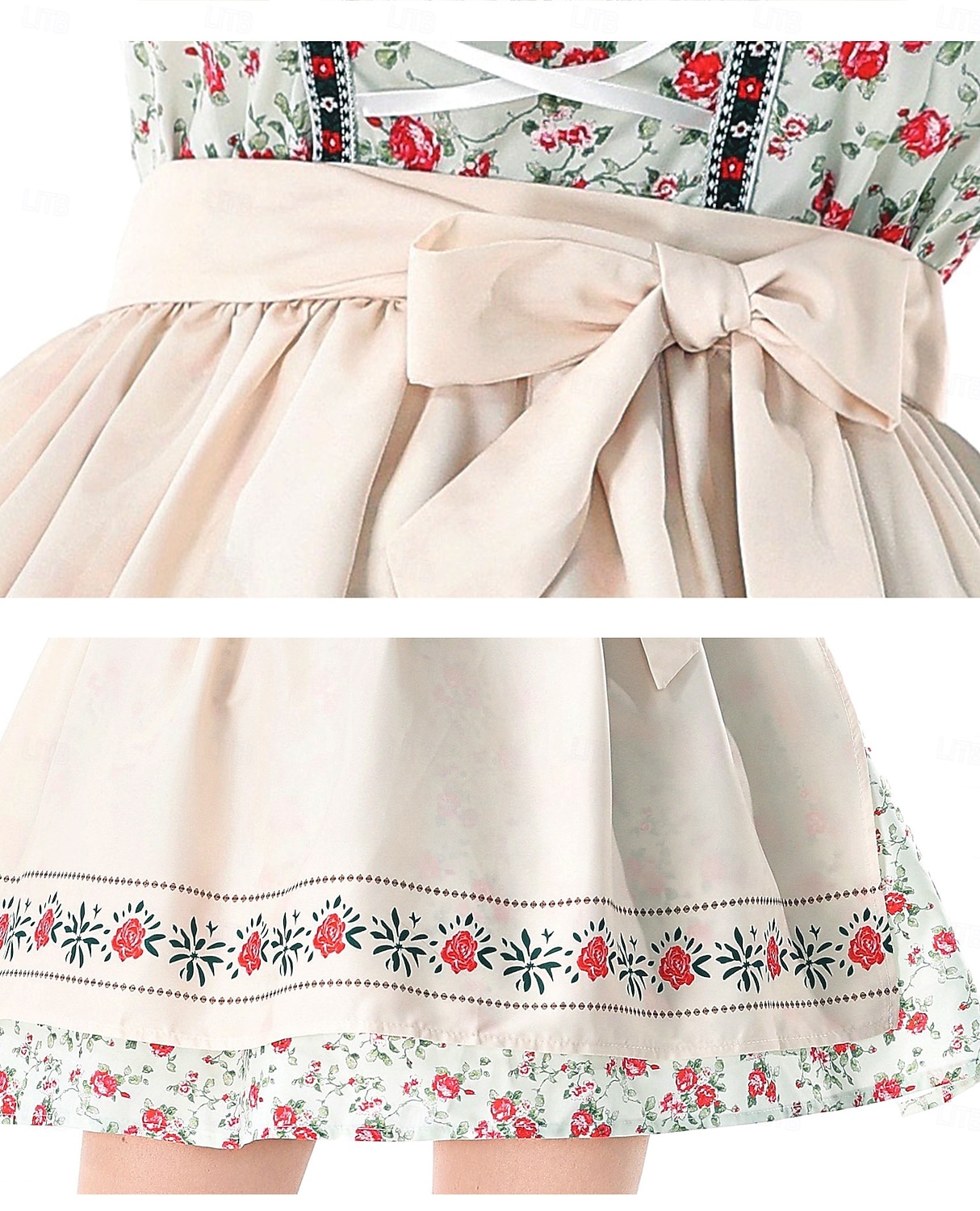 Oktoberfest Dirndl Dress Dirndl Set Mini Length Maid Bavarian German Munich Wiesn Women's Carnival Beer Festival Traditional Style Cloth 2026 - $69.99 –P4