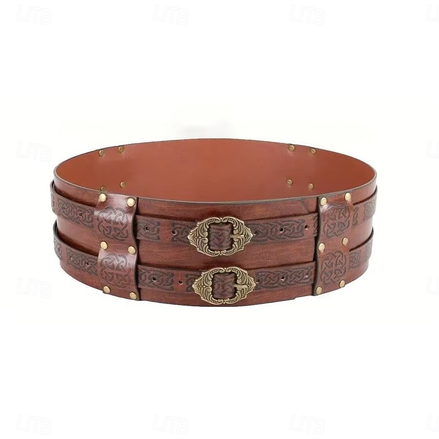 Retrò Vintage Medievale Rinascimento Cintura in Vita Guerriero Vichingo Ranger Costume Per uomo Vichingo Halloween Carnevale Fiera Rinascimentale LARP Adulti Cintura del 2026 a $23.99 –P2