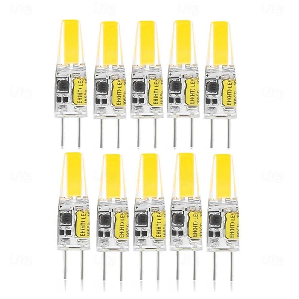 10 buc lampă LED G4 COB fără flash bec LED AC/DC 12V lampă LED spotlight candelabru iluminat înlocuiește halogen 2026 - $34.99 –P1