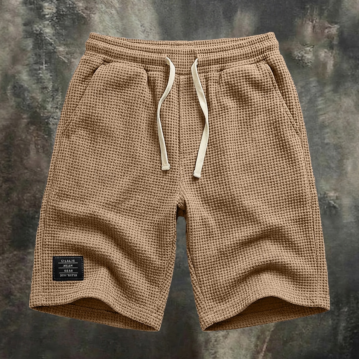 Per uomo Pantaloncini Waffle Pantaloncini Estivi Shorts da Spiaggia Pantaloncini casual Coulisse Elastico in vita Puro Tinta unica Tinta unita Comodità Lunghezza al ginocchio Casuale Quotidiano del 2026 a $22.99 –P11