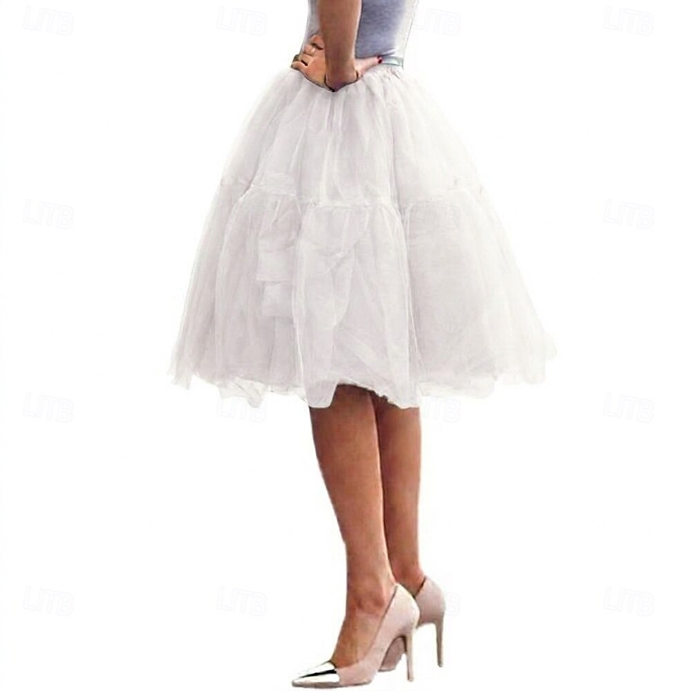 Jupe à cerceaux Tutu Sous jupe Années 1950 Rétro Vintage Princesse Adulte Femmes Bal de promo Tenue de soirée Cocktail Se déguiser de 2026 ? $37.99 –P20