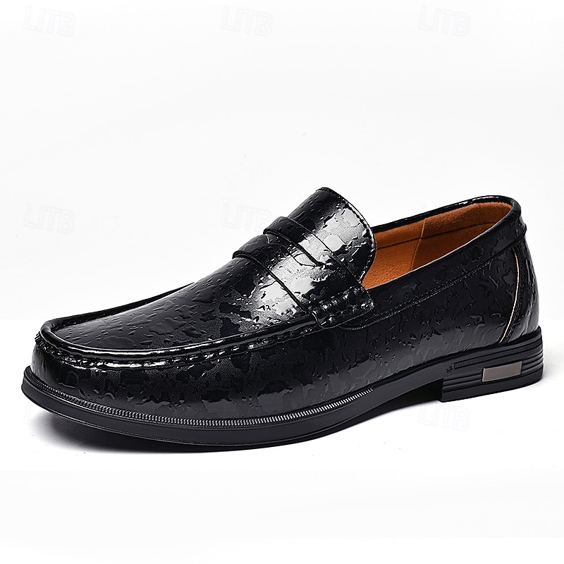 Men's Vintage Penny Loafers, Slip-On Business Casual Dress Shoes, Classic Comfort Shoes for Music Festival, Parties, Office, Daily Wear 2026 - $59.99 –P2