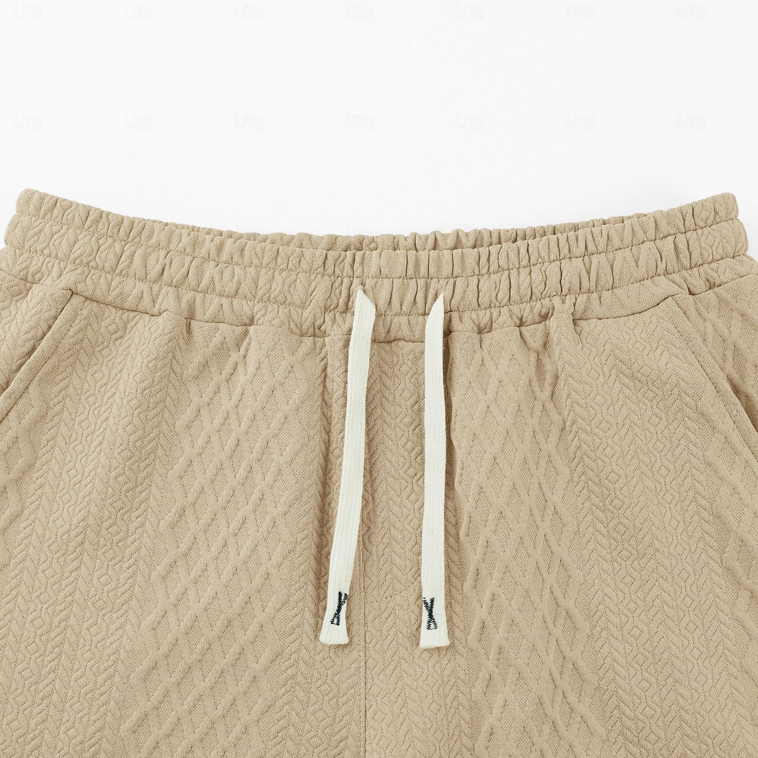Hombre Pantalón corto Pantalones cortos de verano Pantalones cortos casuales Jacquard Con Texturas Plano Comodidad Transpirable Sobre la Rodilla Casual Exterior Playa Vacaciones Moda Blanco Caqui 2026 - $21.99 –P10