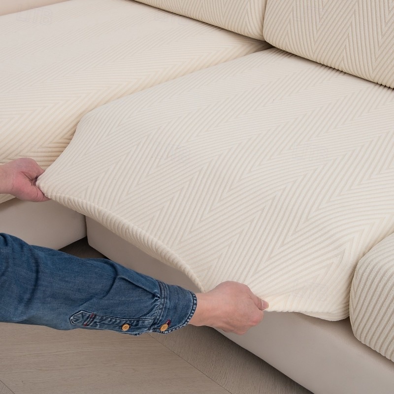 Fodera per cuscino divano jacquard magica, fodera elastica a prova di animali domestici per sedile divano, protezione elastica per mobili facile da installare per cani e gatti del 2026 a $11.49 –P22