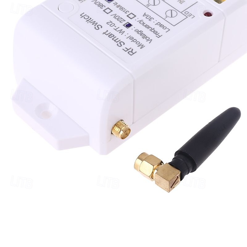 AC 220V 30A trådlös fjärrkontrollbrytare, högeffekts RF smart brytarsats med 433mhz sändare för vattenpump, motor, LED-lampor, industriell utrustning, extern antennmottagare med lång räckvidd 2026 - $15.99 –P2