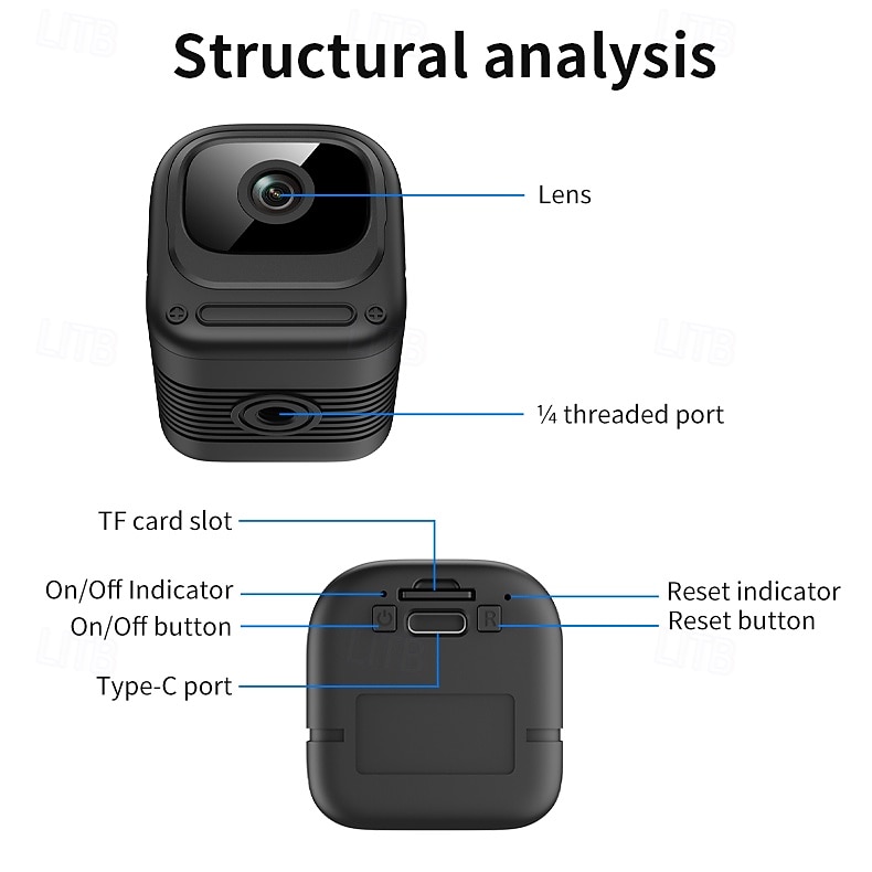 1080p mini beveiligingscamera wifi draadloze binnencamera voor thuis, huisdieren en baby's met app voor weergave op afstand, nachtzicht, bewegingsdetectie, kleine nanny bewakingscamera, kleine 2026 - $51.99 –P25