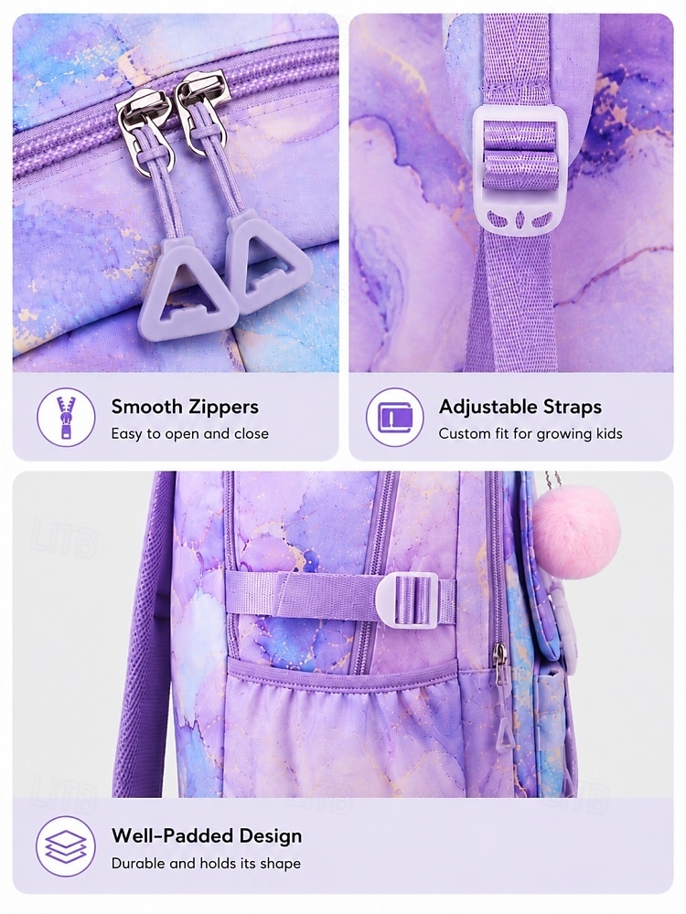 Waterproof School Backpack for Girls Large Multi-Pocket Laptop Bookbag Cute Tie Dye College Travel Daypack in Multi Colors 2026 - €24.99 –P9