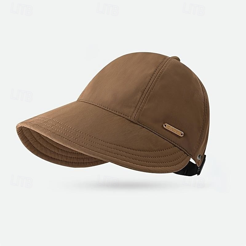Damen-Sonnenhut mit breiter Krempe – UPF 50+, offene Kappe für Pferdeschwänze, Golf und Strand 2026 - $6.99 –P9