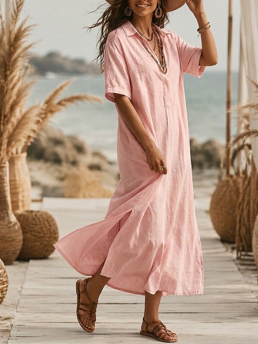 plain linen dresses Linen Dresses | Linen Summer Dresses