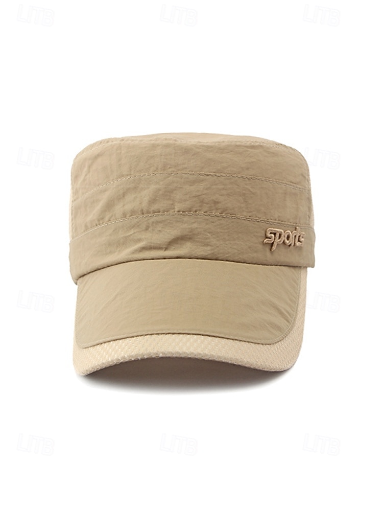 Gorra militar de malla transpirable para hombre, de secado rápido, de poliéster, ajustable, para actividades al aire libre, verano, pesca, senderismo, viajes, golf, varios colores. 2026 - $14.99 –P7
